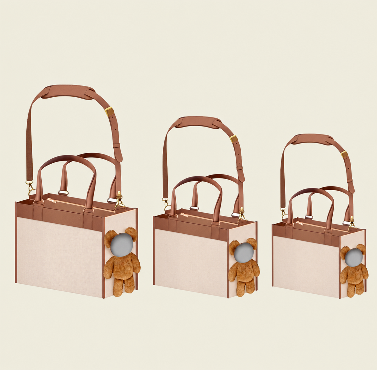 Pet Carrier Bag - Large Capacity Cat & Small Dog Travel Tote
