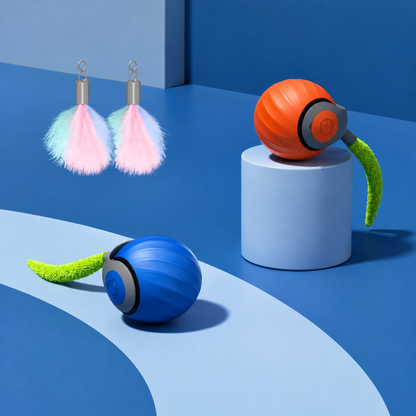 Interactive Cat Ball Toy - Bite Resistant Chew Toy for Pets